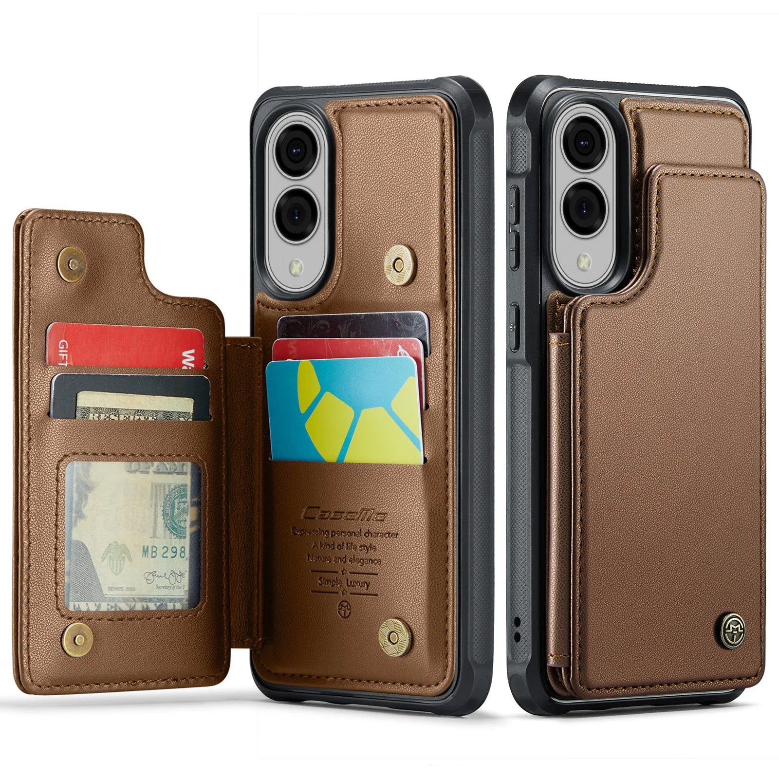 Samsung Galaxy S25 Edge Leather Wallet Case