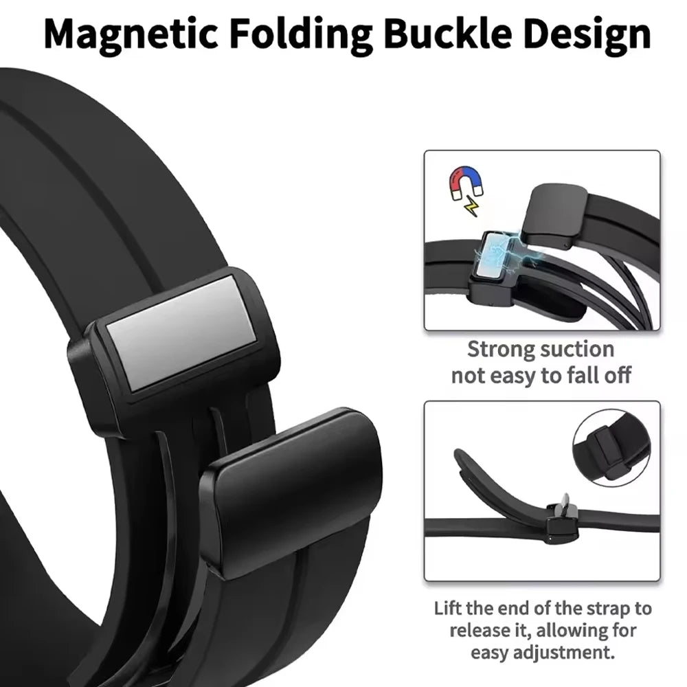 Adjustable Magnetic Sport Bracelet for Samsung Galaxy Watch 8 & Galaxy Watch 8 Classic