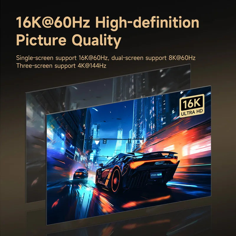 Hagibis High-Speed Thunderbolt 5 Cable