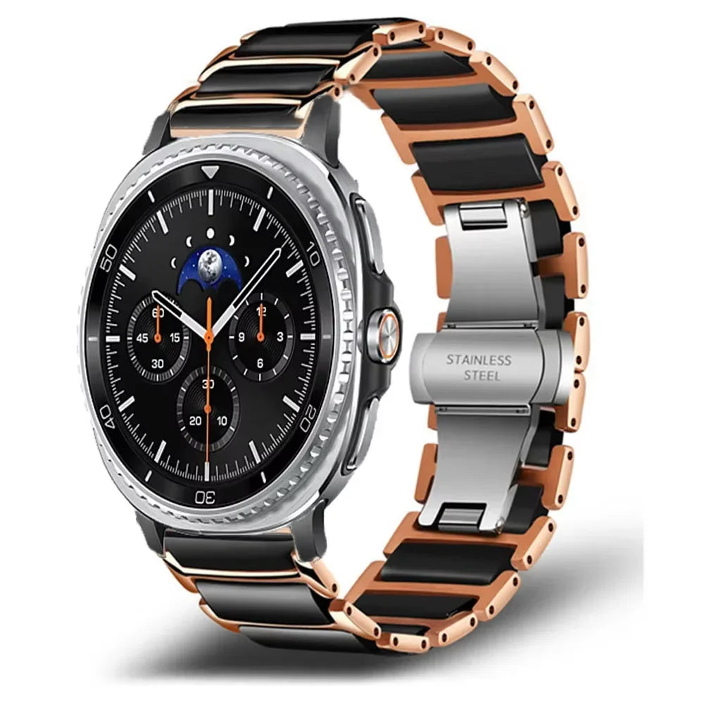 Replacement Ceramic & Metal Band for Samsung Galaxy Watch 8 & Galaxy Watch 8 Classic