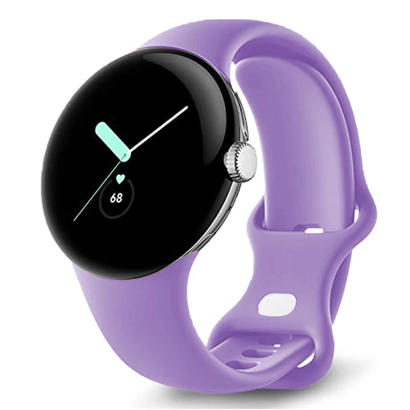 No-Gap Silicone Sport Strap for Google Pixel Watch 2
