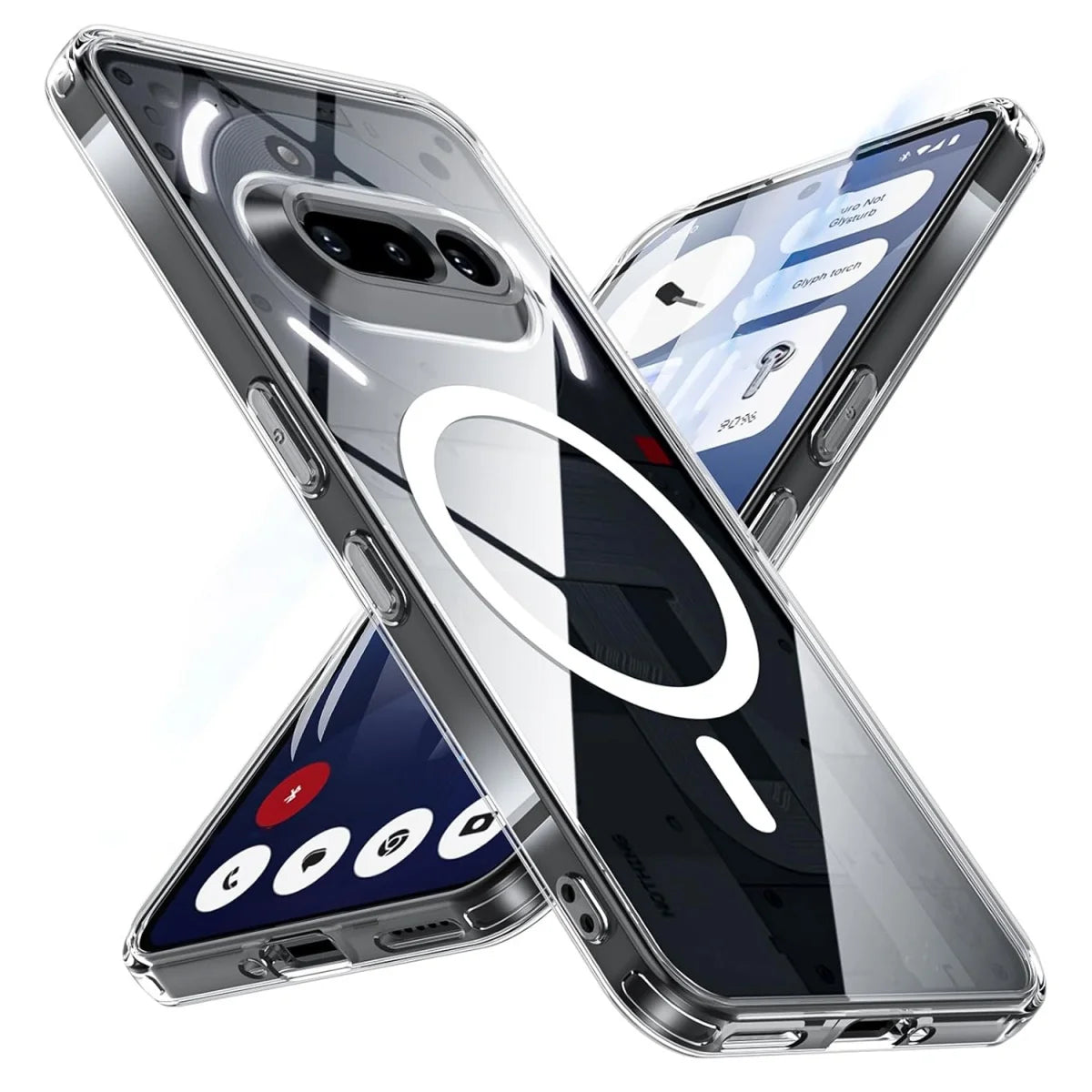 Nothing Phone 3a Magnetic Shockproof Transparent Case