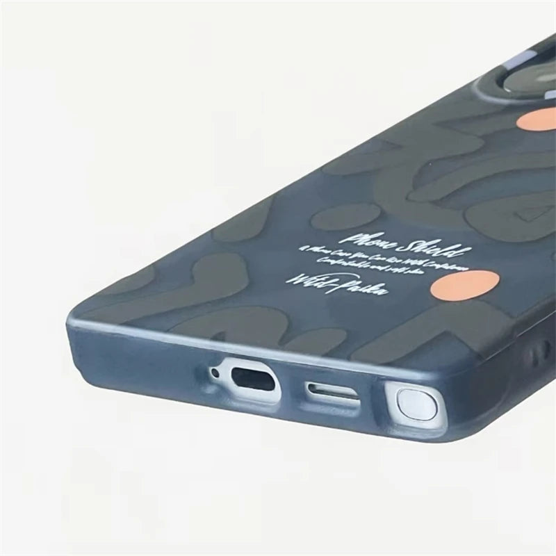 Fashion Graffiti Matte Magnetic Case for Samsung Galaxy S25 Series