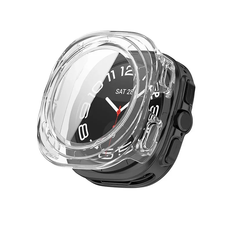 PC Case with Tempered Glass Screen Protector  Samsung Galaxy Watch Ultra and Samsung Galaxy Watch Ultra (2025)