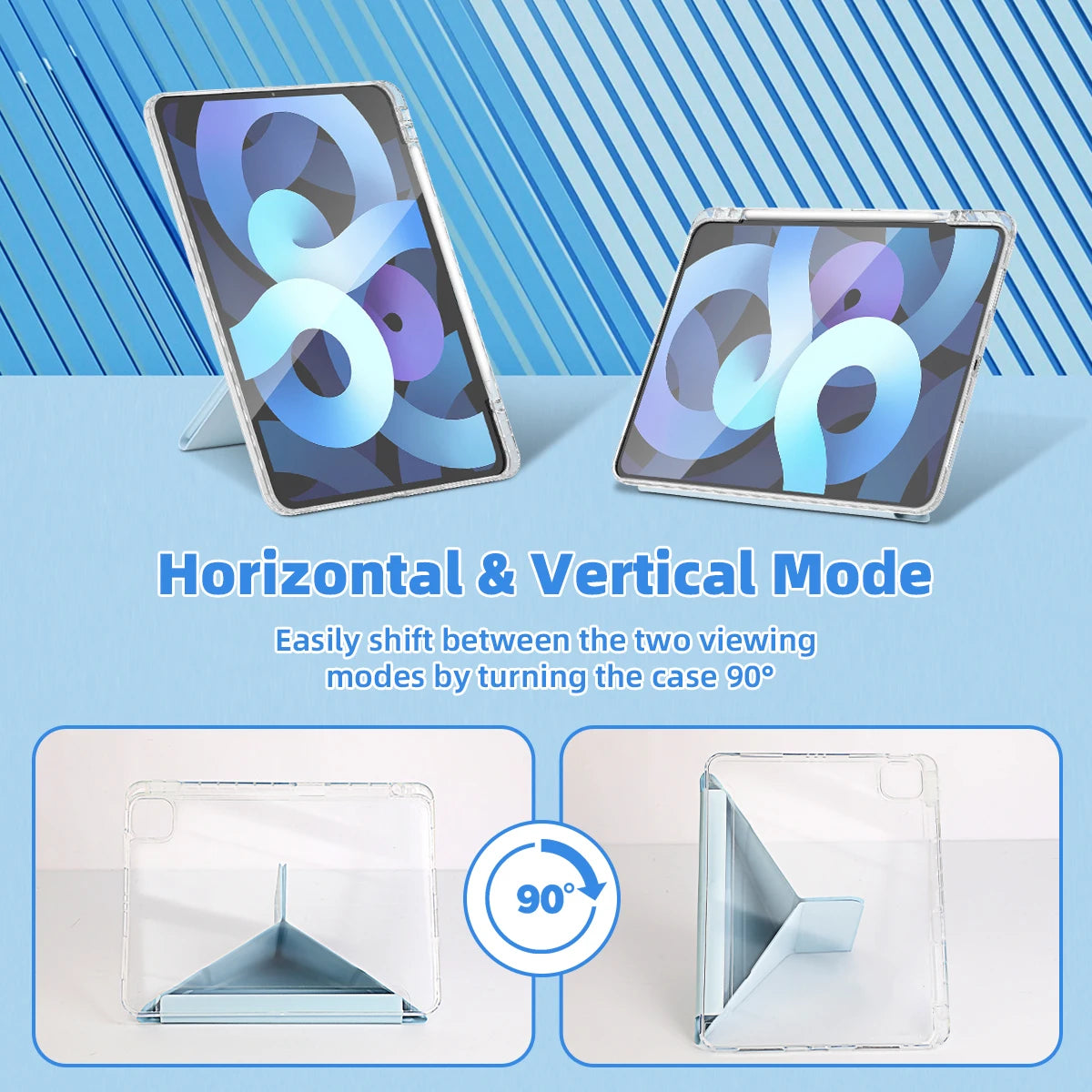 Smart Folio Magnetic Case for iPad Air 2024 – Sleek Protection & Convenient Stand