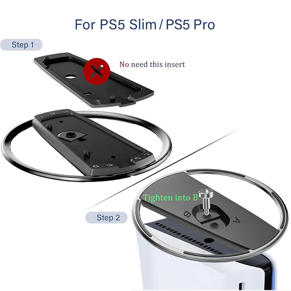 Anti-Slip Vertical Stand for PlayStation 5 Slim Digital & Disc Editions