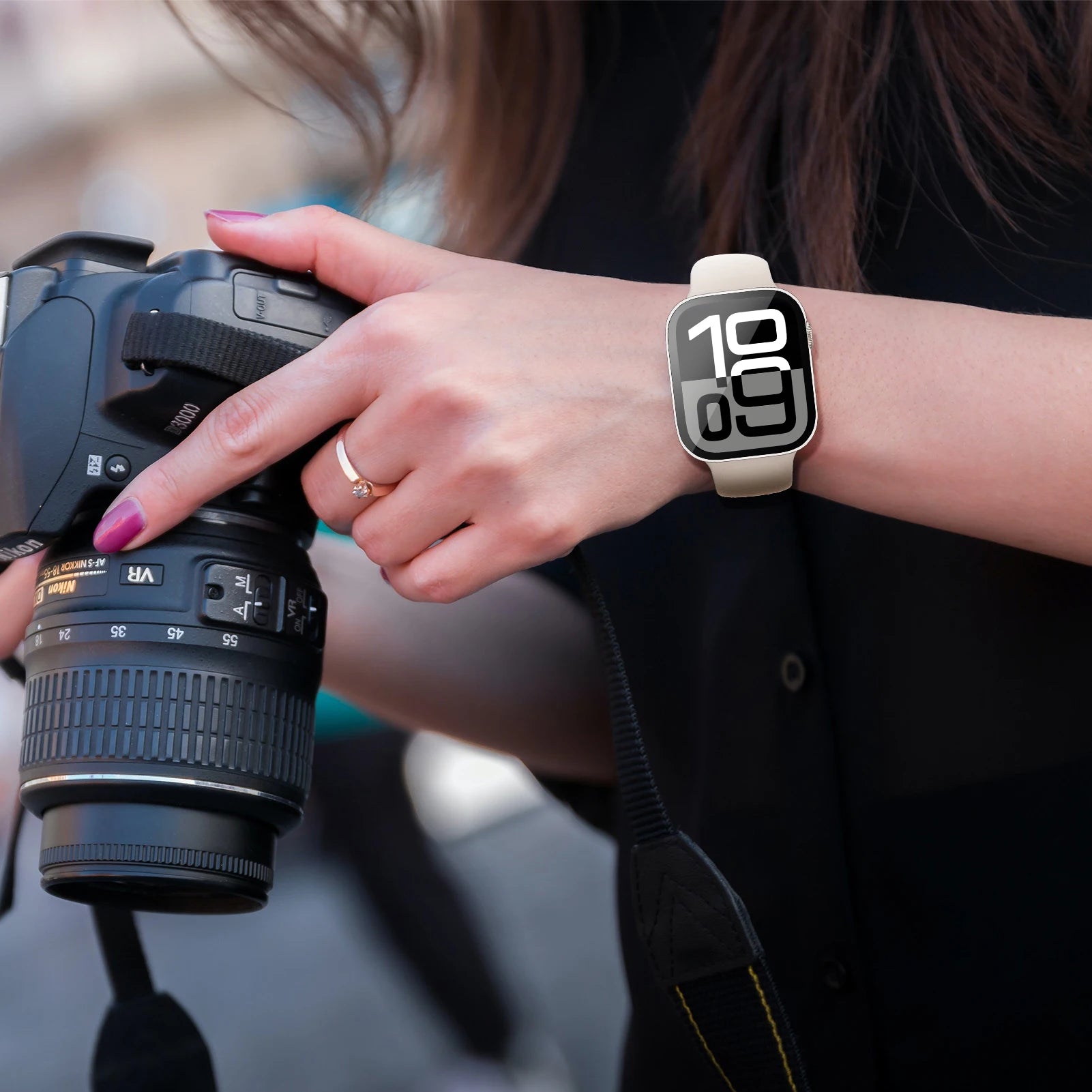 Straight Edge Waterproof Case for Apple Watch Series 10