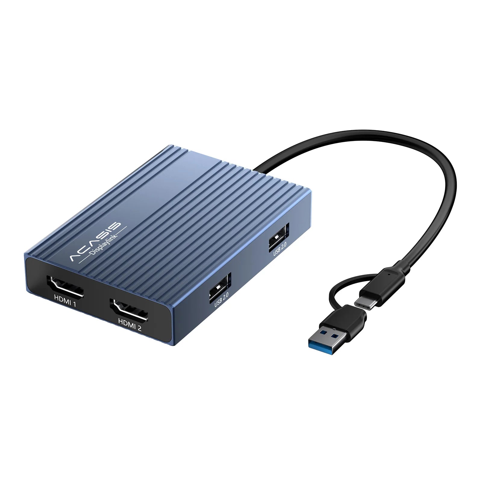 Acasis 6-in-1 USB-C Docking Station with Dual 4K/60Hz Display