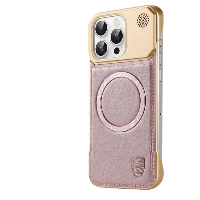 Premium Leatherette Aromatherapy MagSafe Case for iPhone 16 Series