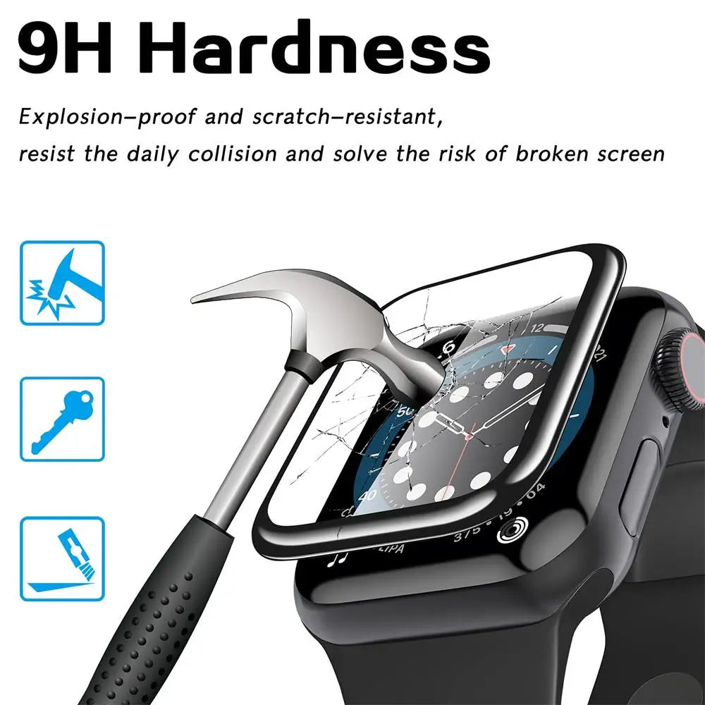 Soft Glass 9D HD Full Film Screen Protector for Apple Watch
