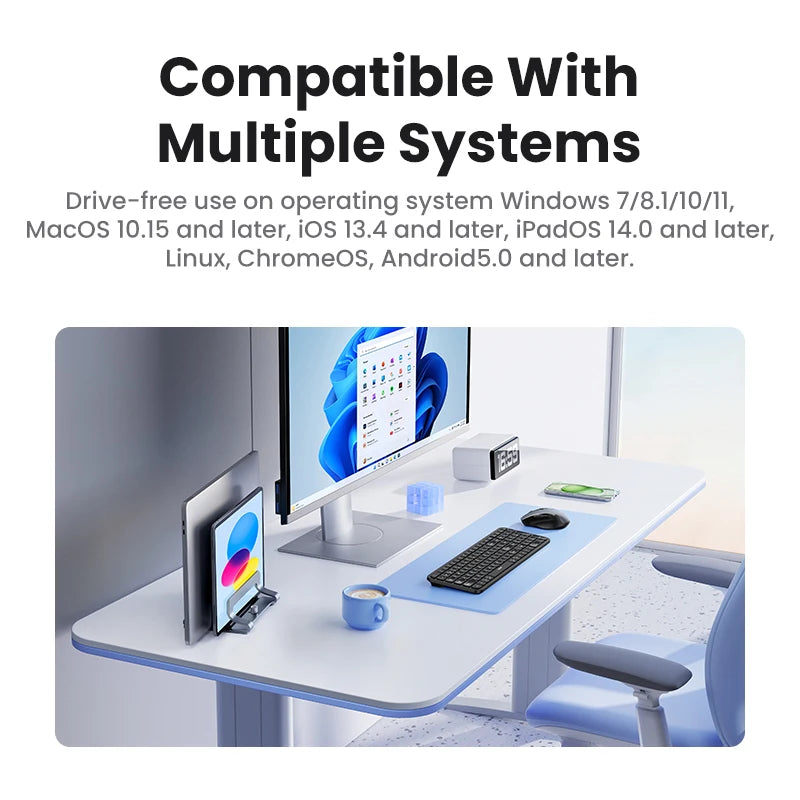 UGREEN Wireless Bluetooth & 2.4GHz Keyboard