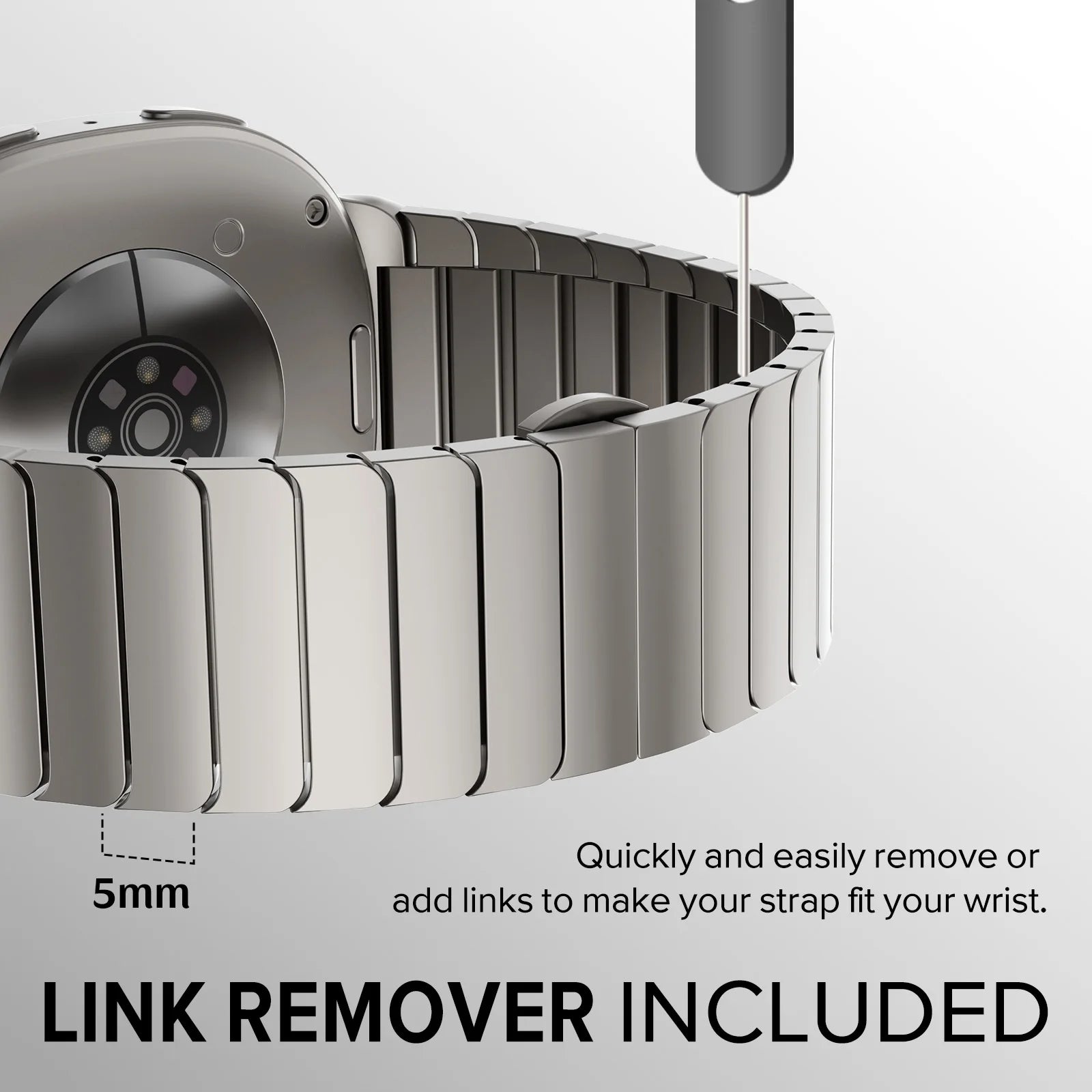 Business Stainless Steel Strap for Samsung Galaxy Watch 8 / Galaxy Watch 8 Classic