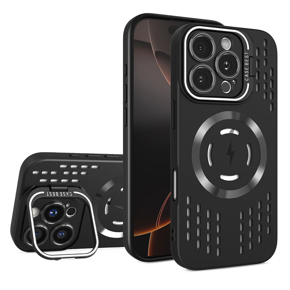 iPhone 16 Series Heat Dissipation MagSafe Case with Camera Protector
