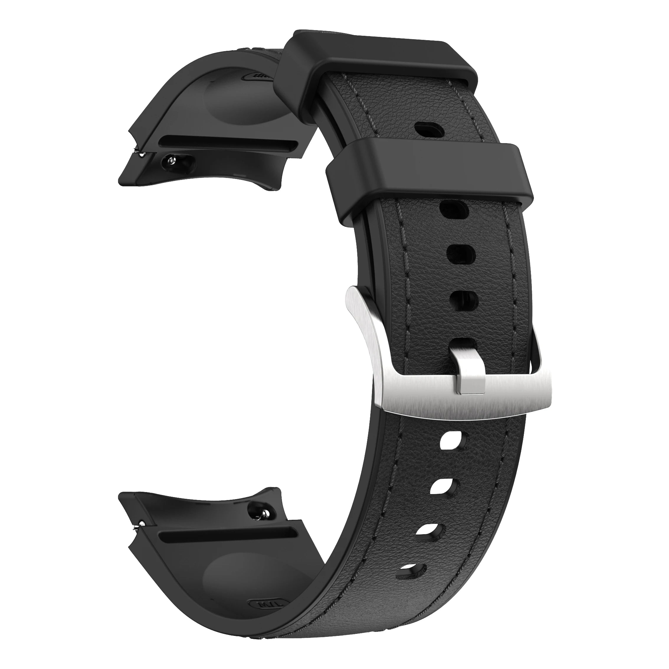 No-Gap Leather & Silicone Strap for Samsung Galaxy Watch 7