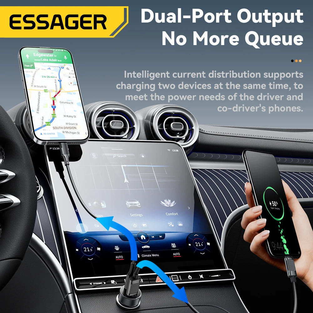 Essager 30W Mini Car Charger