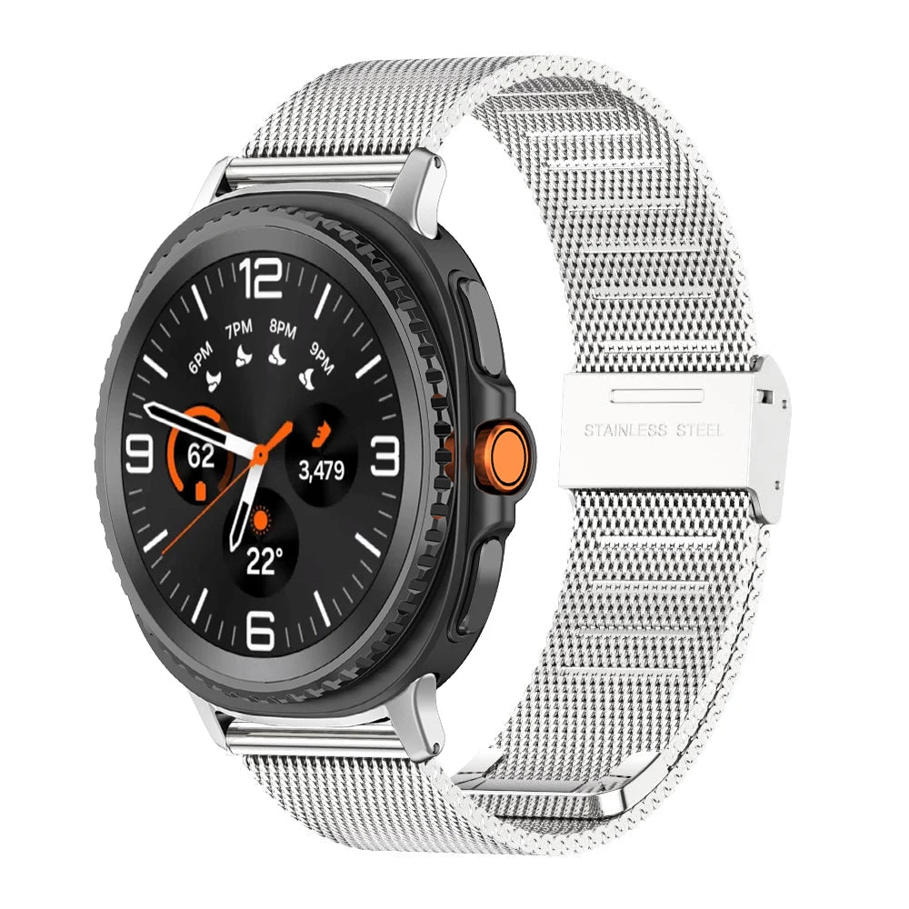 Adjustable Milanese Loop Metal Strap for Samsung Galaxy Watch 8 &  Galaxy Watch 8 Classic