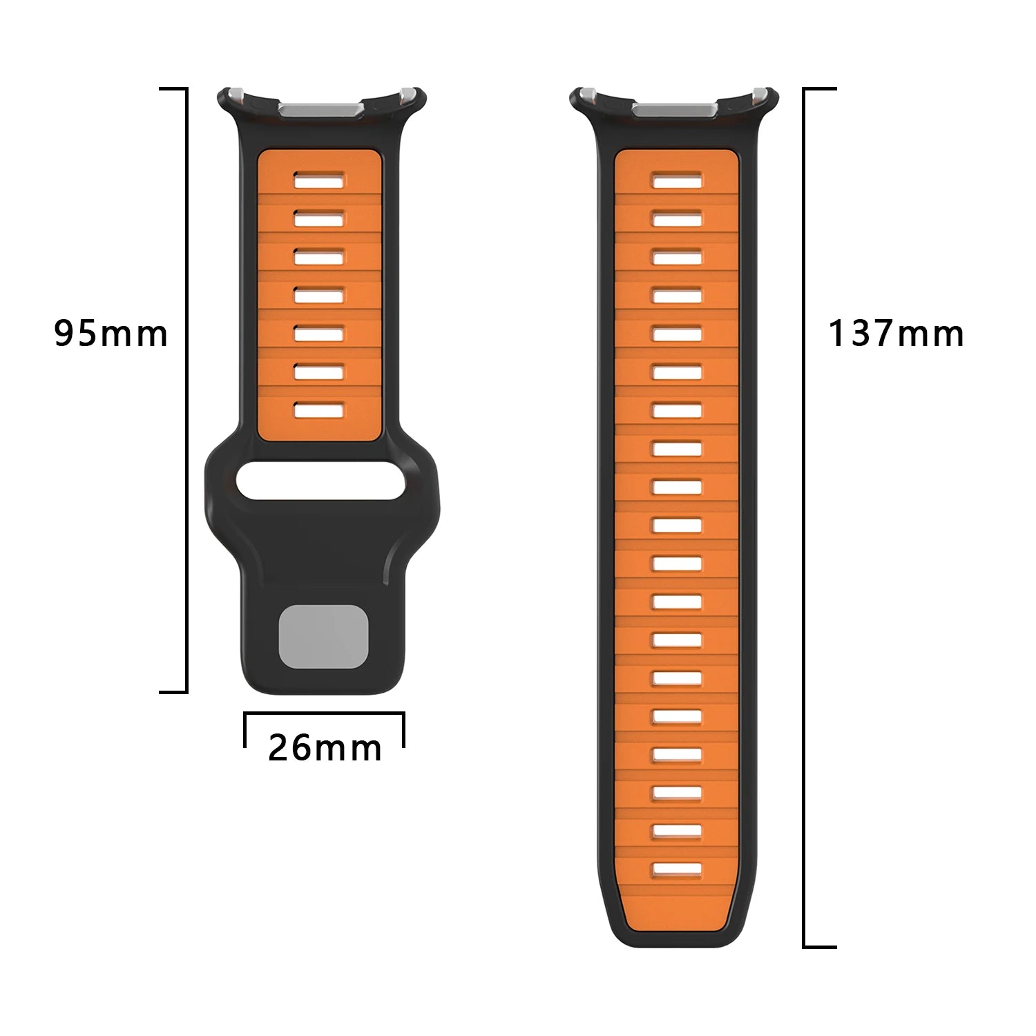 Sports Silicone Soft Loop Strap for Samsung Galaxy Watch Ultra and Samsung Galaxy Watch Ultra (2025)