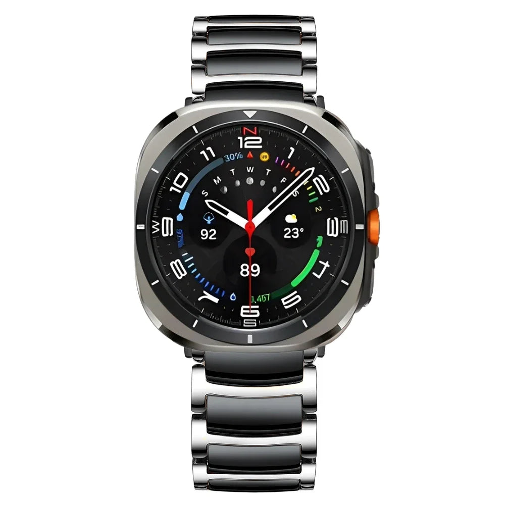 Luxury Ceramic Metal Strap for Samsung Galaxy Watch Ultra