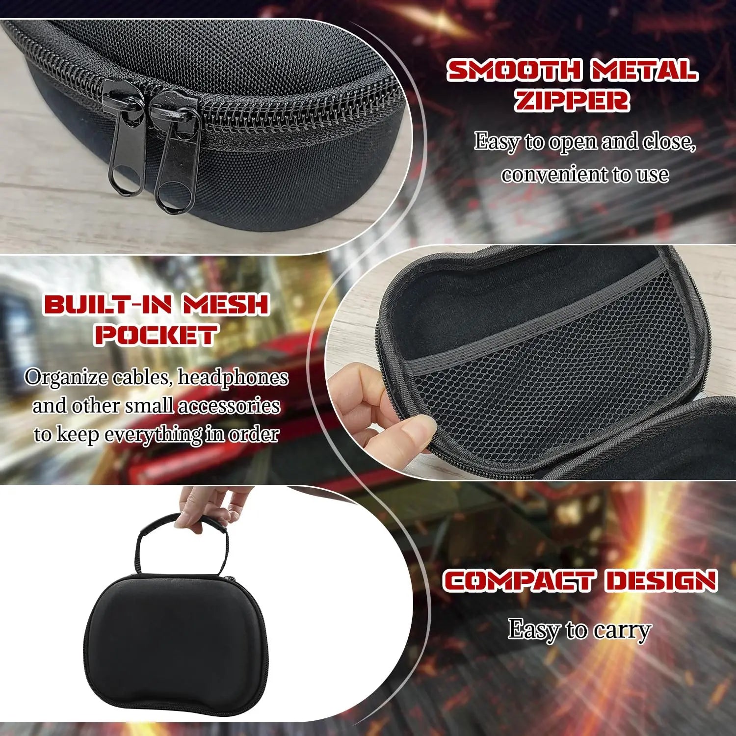 Universal Portable Game Controller Carrying Case