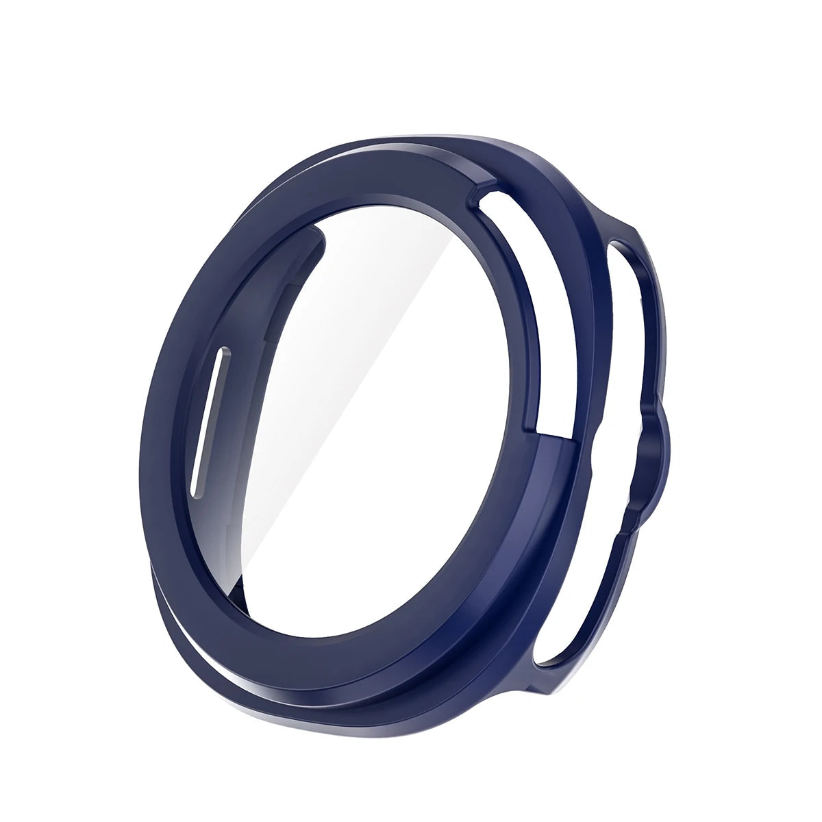 PC Case with Tempered Glass Screen Protector for Samsung Galaxy Watch 8 Classic