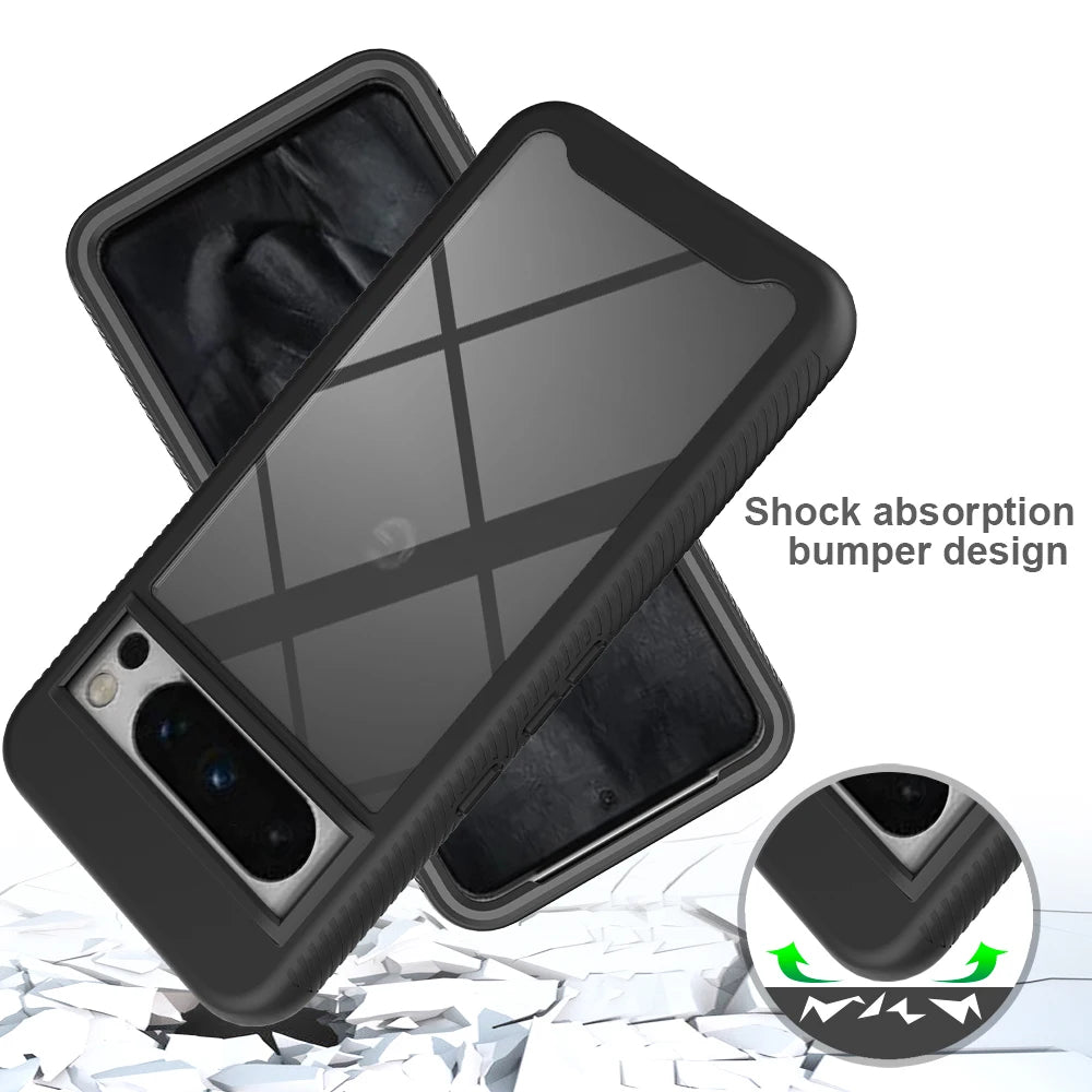 Hybrid Rugged Armor Shockproof Case For Google Pixel 7 Series