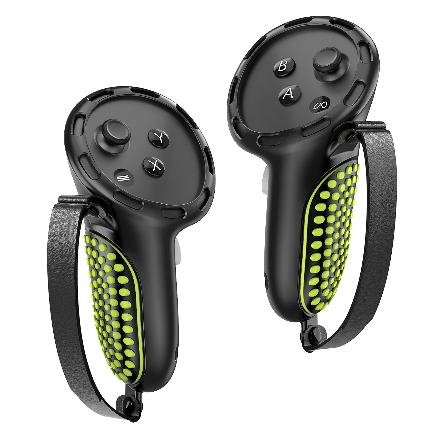 Silicone Touch Controller Grip with Adjustable Anti-Throw Strap for Meta Quest 3 / 3S