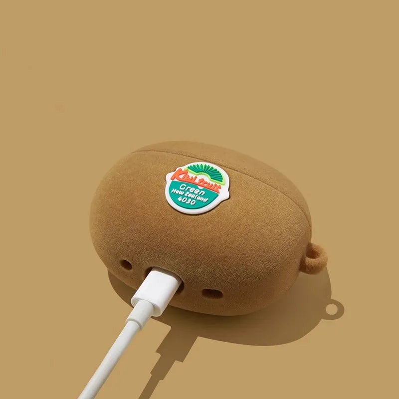 Cute Kiwi Fruit Silicone Case for AirPods 4