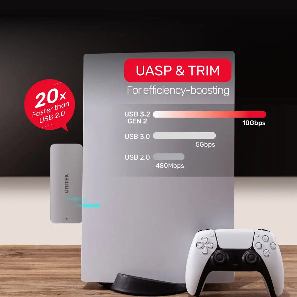 Unitek High-Speed 10Gbps NVMe SSD Enclosure