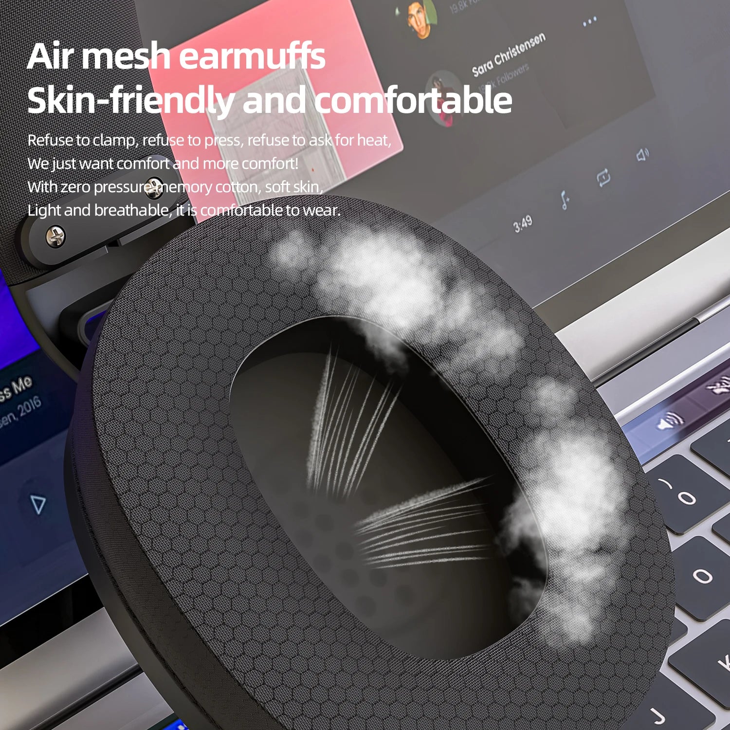 SmailWolf L80 Lightweight Wireless Gaming Headset