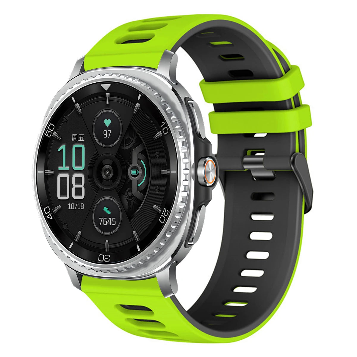 Durable No-Gap Sport Silicone Wristband for Samsung Galaxy Watch 8 & Galaxy Watch 8 Classic