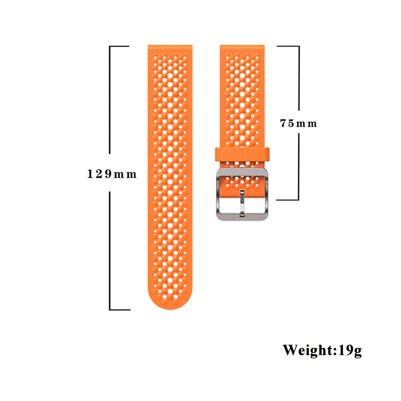 Breathable Silicone Sport Strap for Nothing CMF Watch 3 Pro