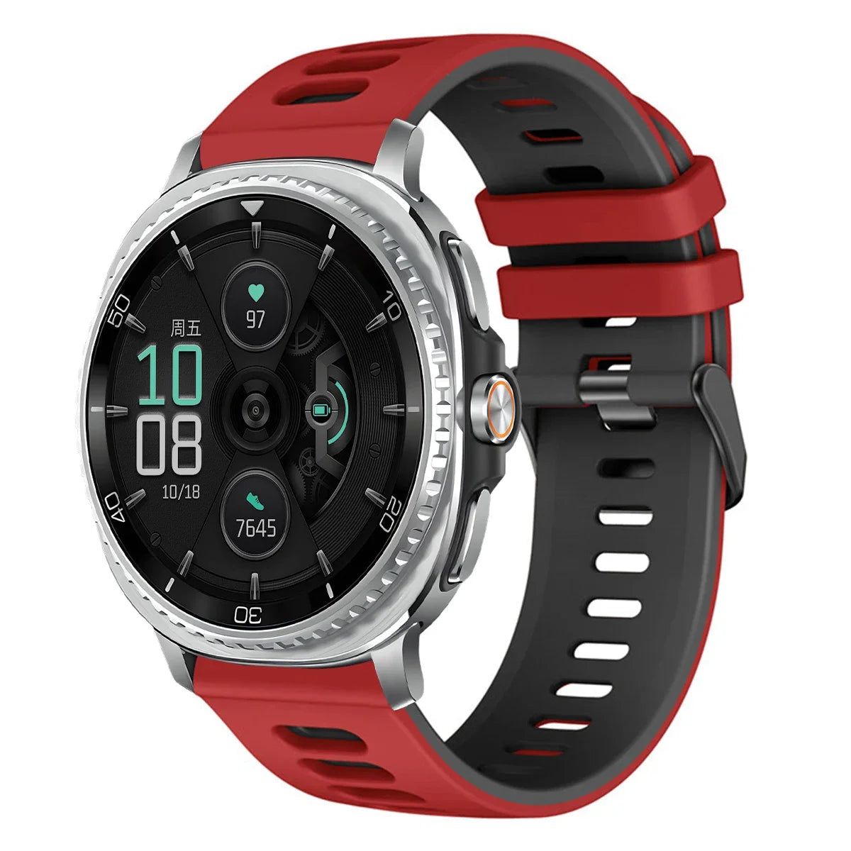 Durable No-Gap Sport Silicone Wristband for Samsung Galaxy Watch 8 & Galaxy Watch 8 Classic
