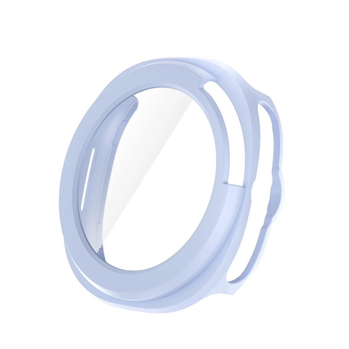 PC Case with Tempered Glass Screen Protector for Samsung Galaxy Watch 8 Classic