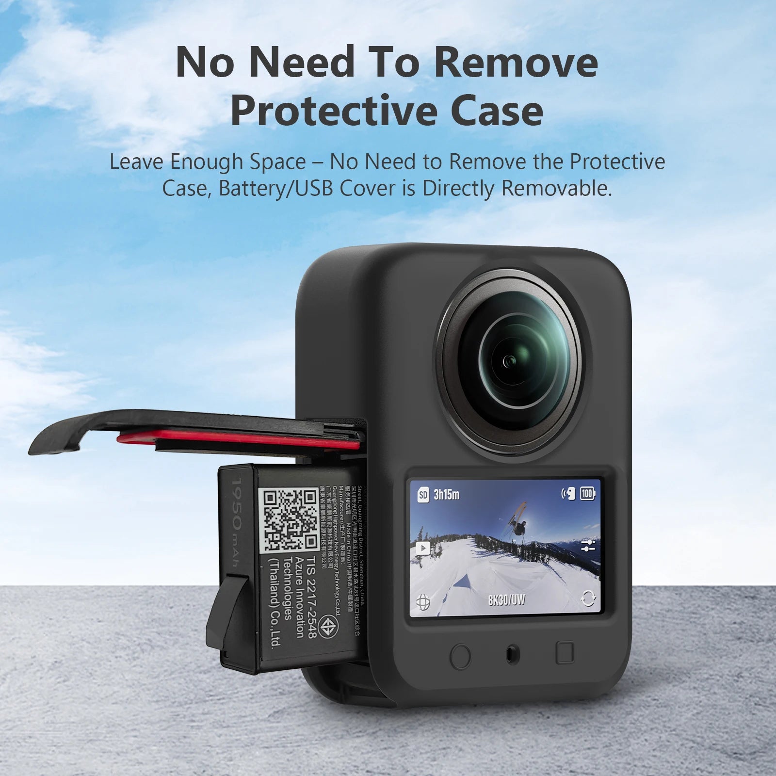 Anti-Scratch Silicone Case for DJI Osmo 360