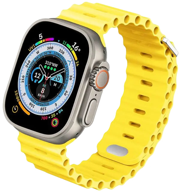 Premium Silicone Ocean Band for Apple Watch