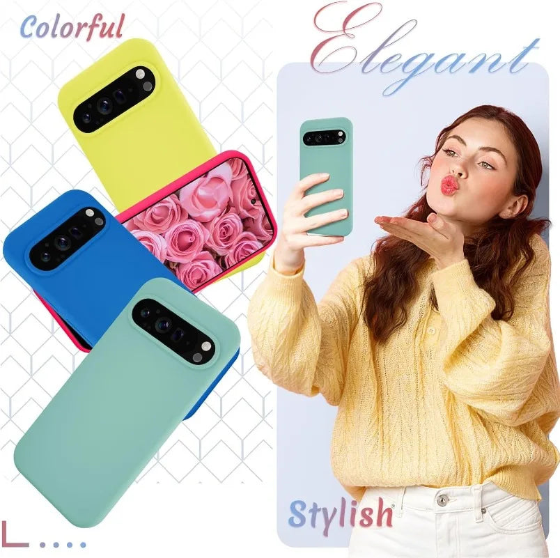 Soft Skin Liquid Silicone Case for Google Pixel 10 Series