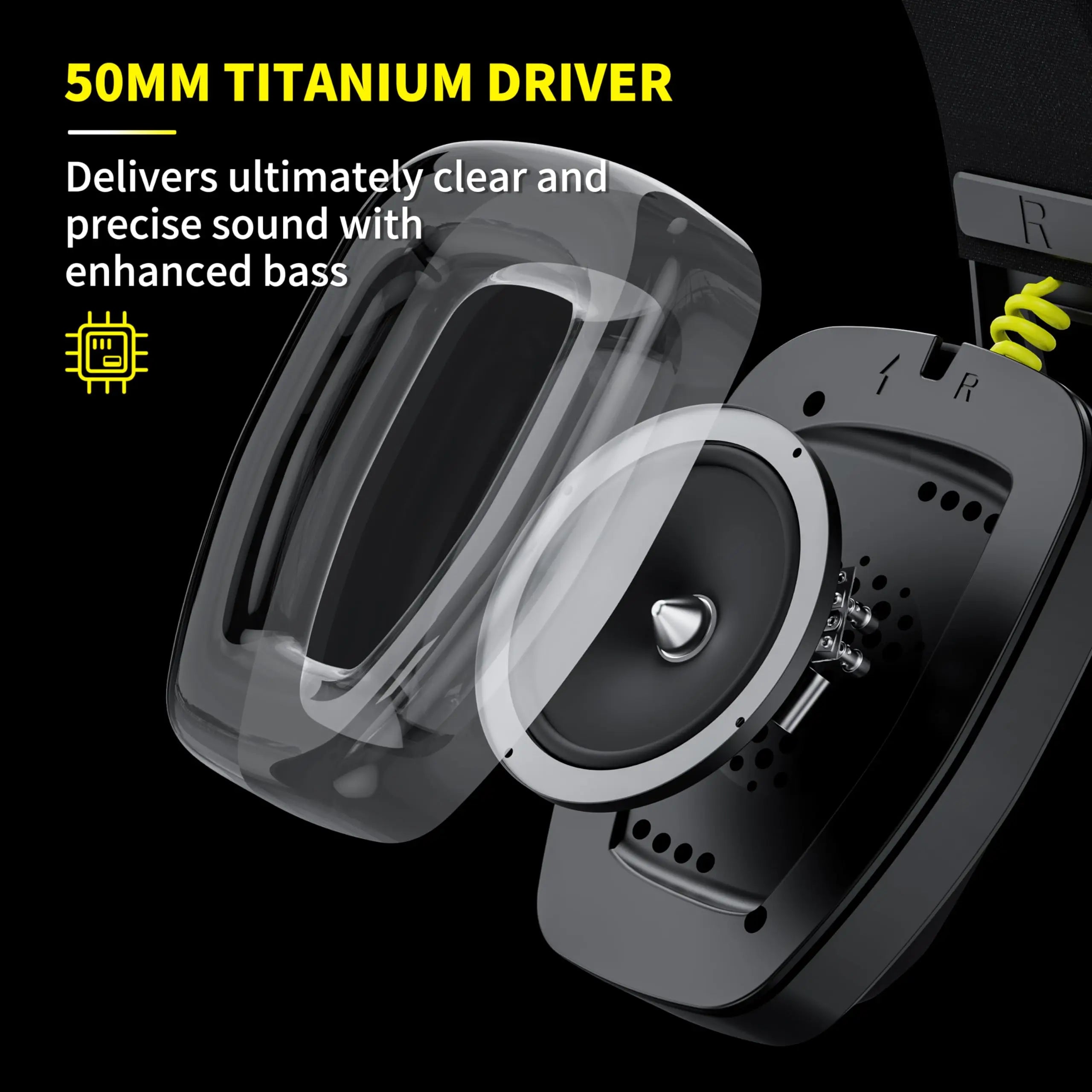 BINNUNE BW06 Multi-Platform Wireless Over-Ear Gaming Headset