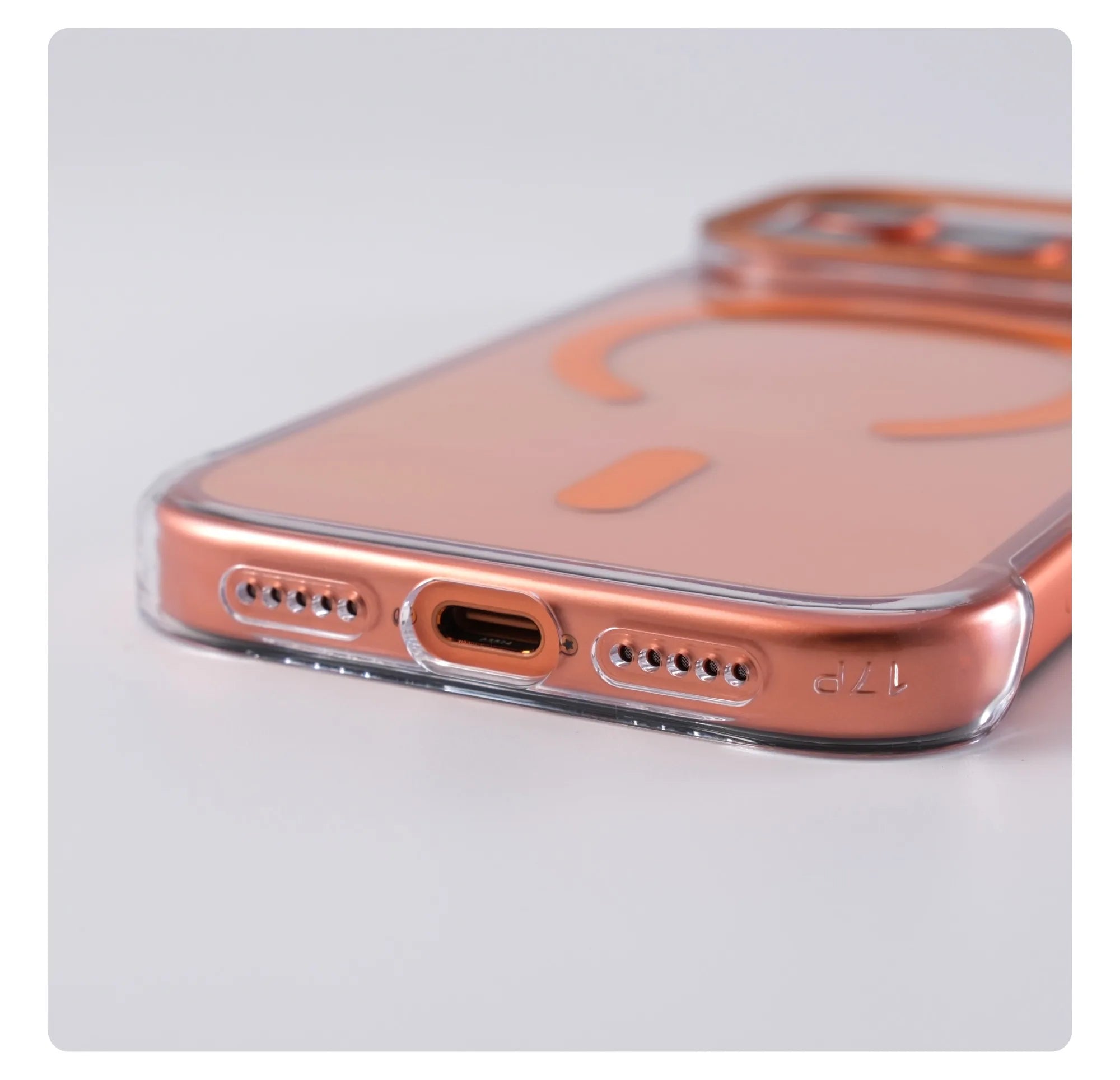 Ultra-Thin Transparent MagSafe Case for iPhone 17 Series