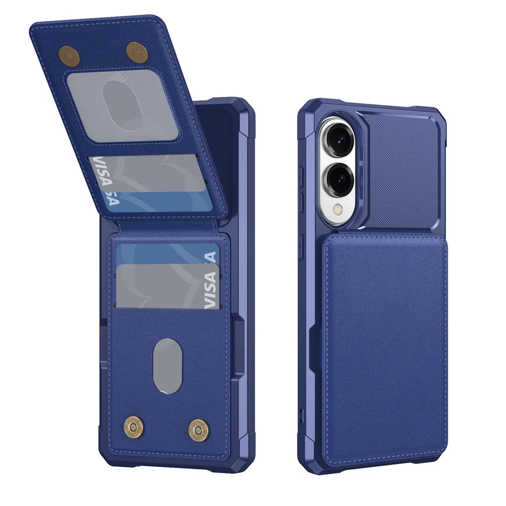 Samsung Galaxy S25 Edge PU Leather Wallet Case