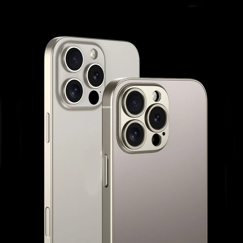 Premium Frosted Matte Lens Protective Case for iPhone 16 Series