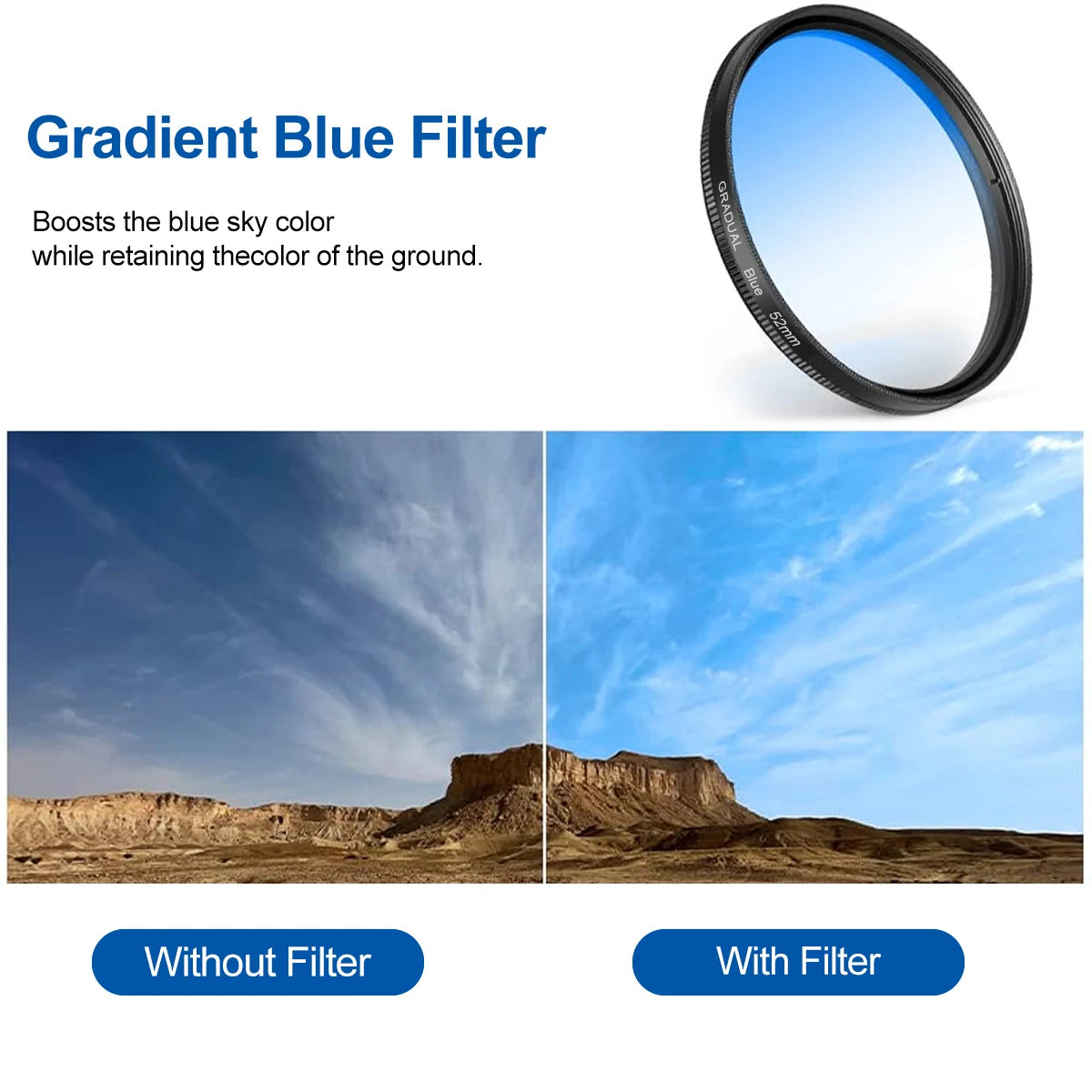 Fonken 3-in-1 52mm Phone Lens Filter