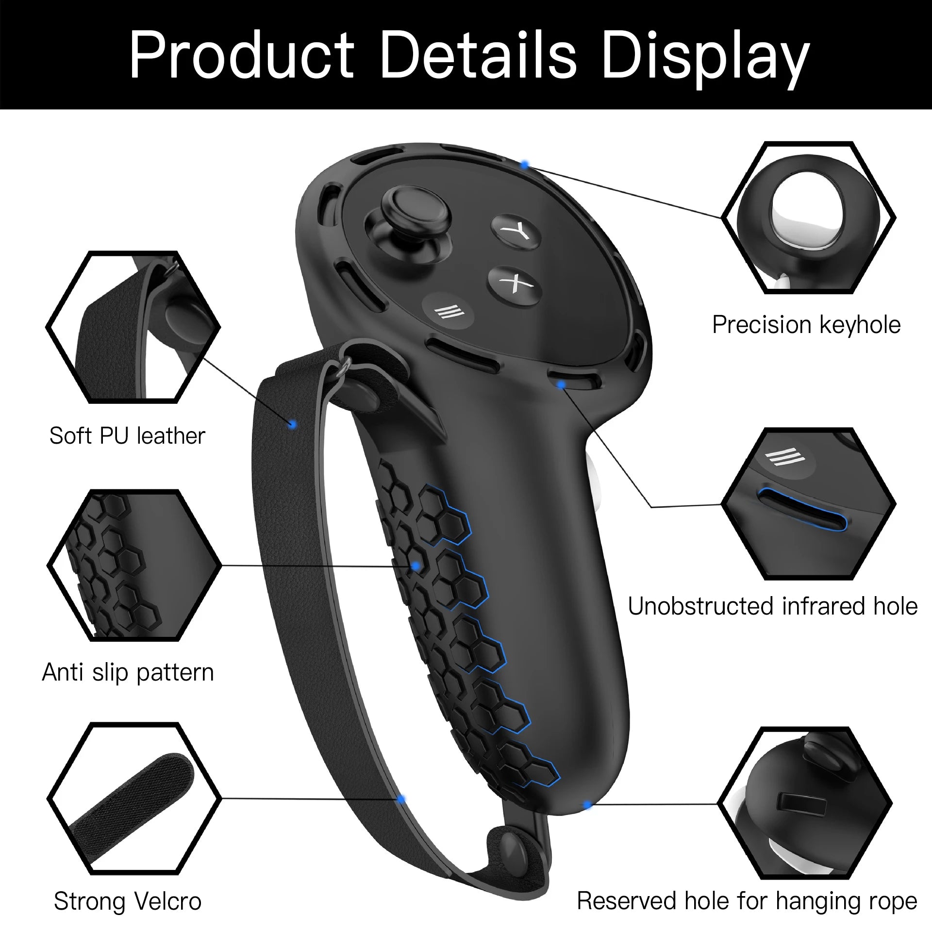 Controller Grip Case for Meta Quest 3