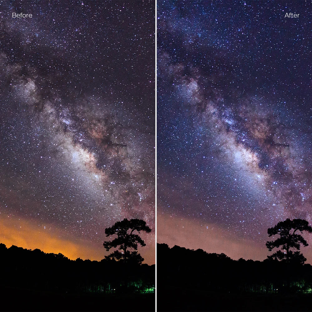 K&F Concept 52-82mm Night Photography Filter with Multi-Layer Nano Coating