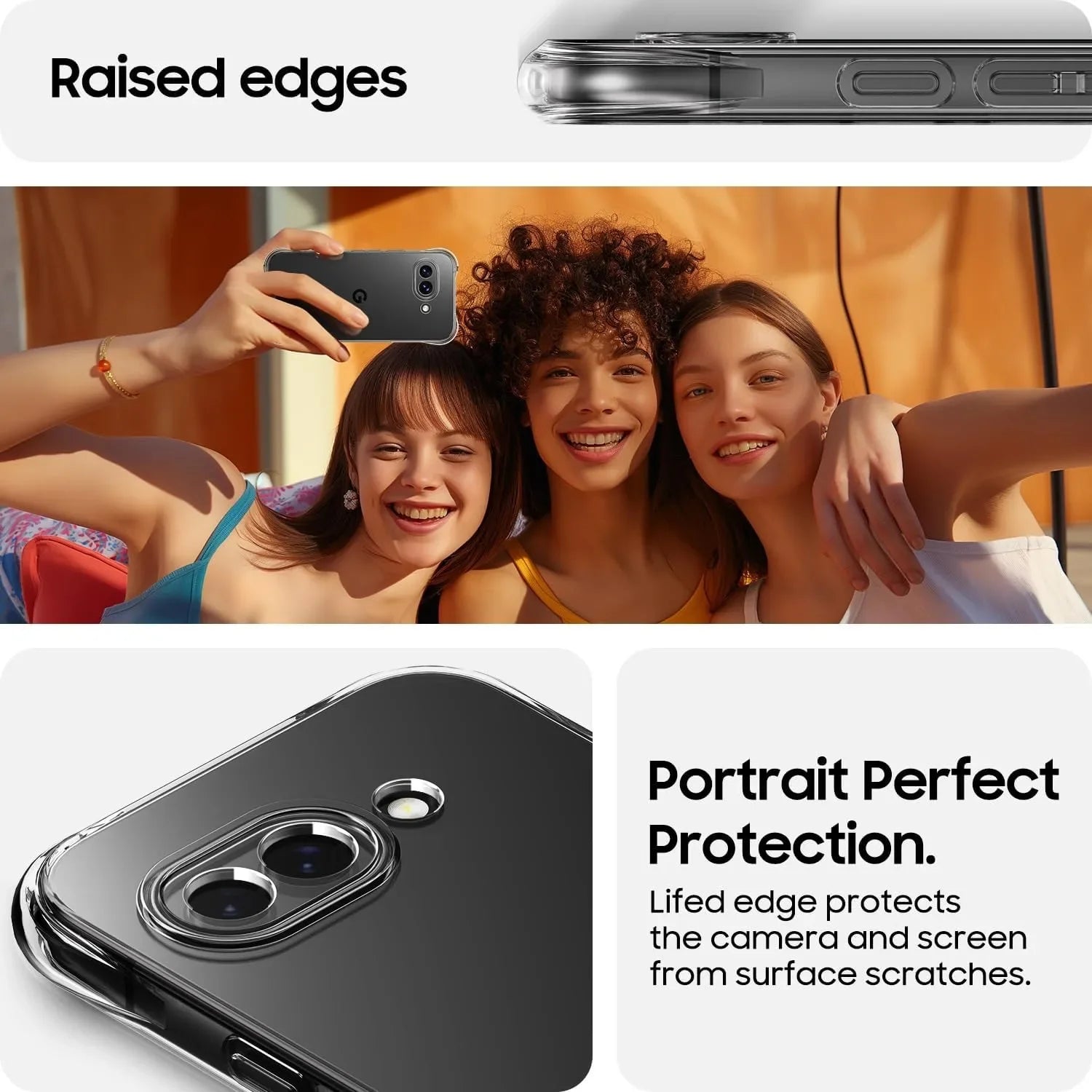 1.5 mm Thick Airbag Clear Shockproof Case for Google Pixel 9a