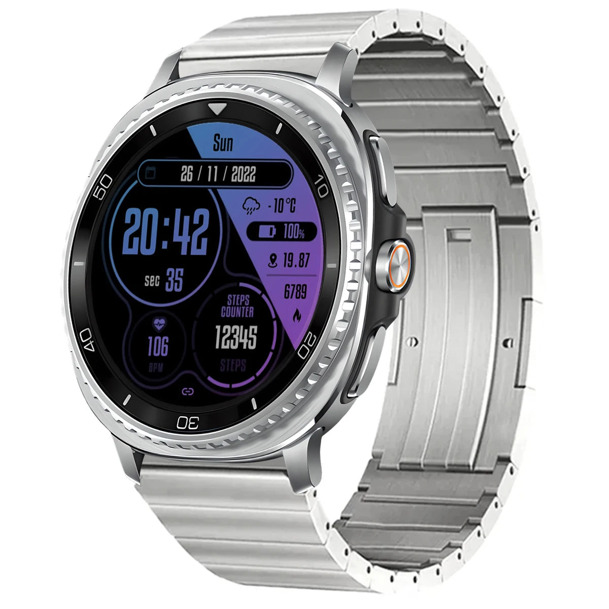 Premium Titanium Alloy Strap Compatible with Samsung Galaxy Watch 8 / Galaxy Watch 8 Classic