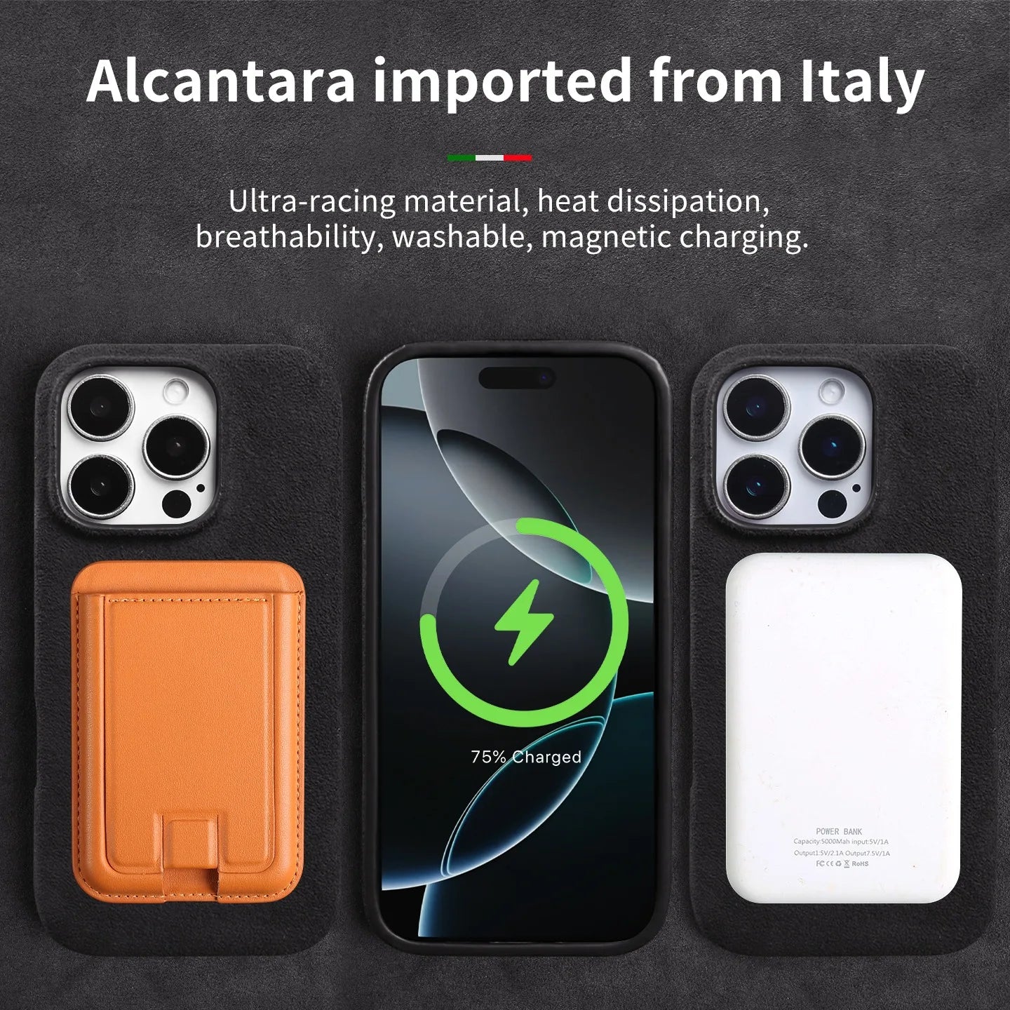 Luxury Alcantara MagSafe Case for iPhone 16 Series