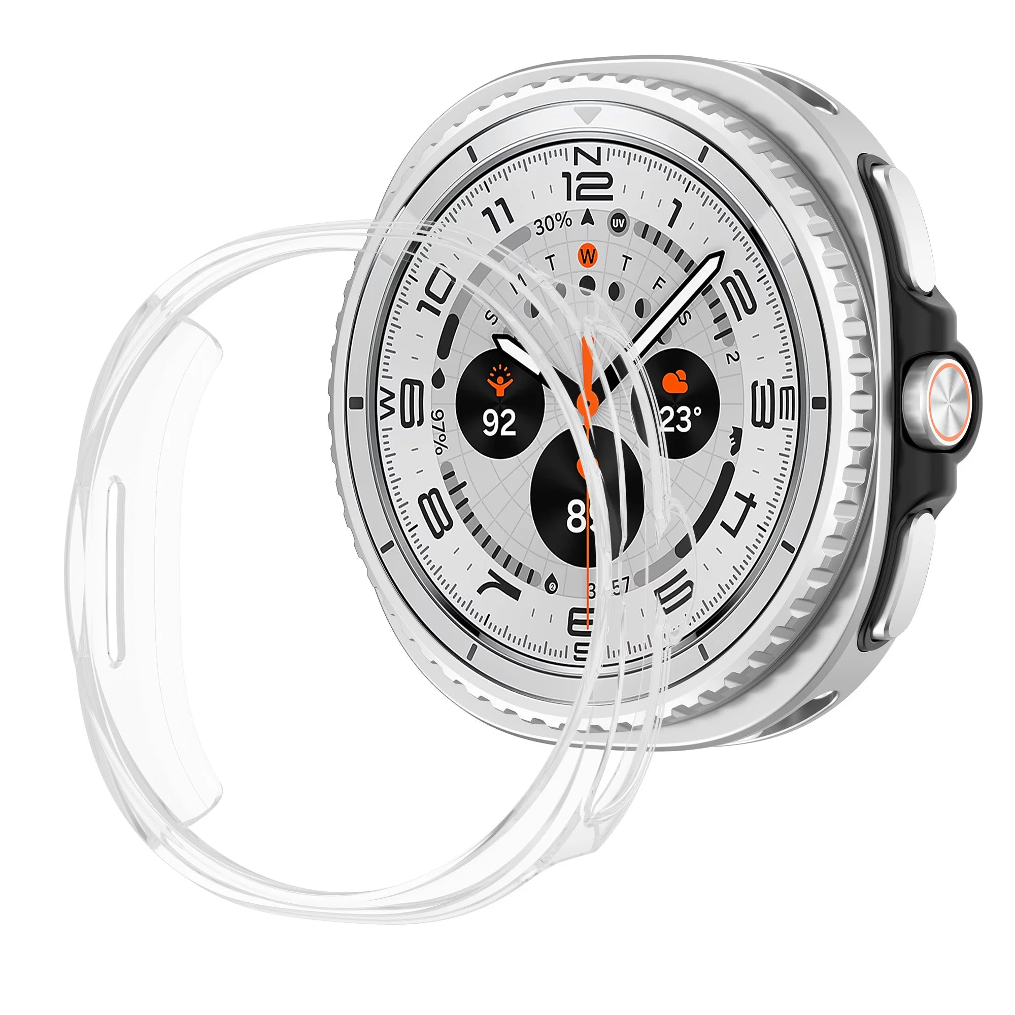 Lightweight PC Bumper Cover for Samsung Galaxy Watch 8 / Galaxy Watch 8 Classic