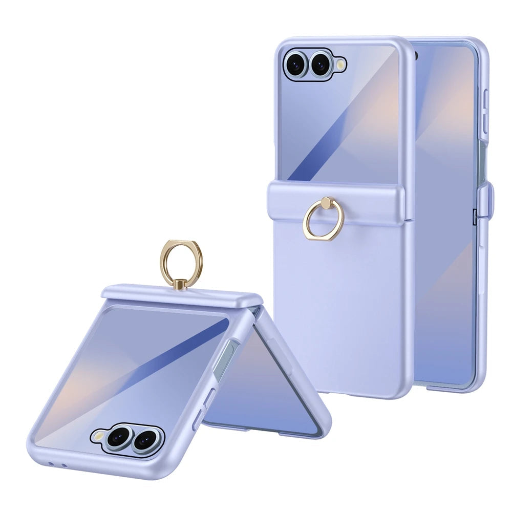 Elegant Matte Plating Shockproof Case for Samsung Galaxy Z Flip 7