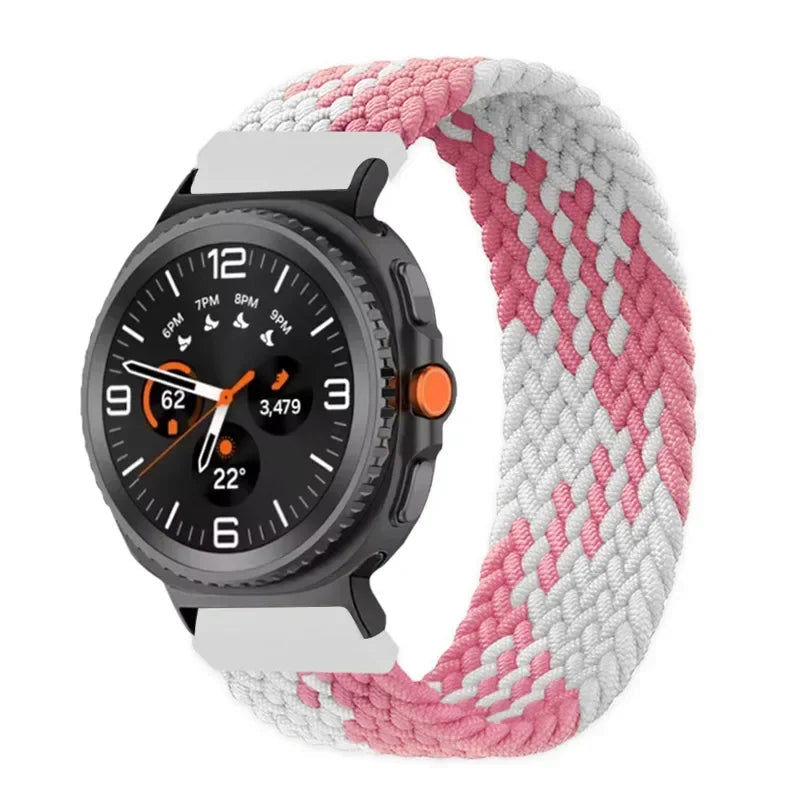 Braided Solo Loop Nylon Bracelet for Samsung Galaxy Watch 8 & Galaxy Watch 8 Classic