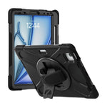 Shockproof Hybrid Kickstand Case with 360° Rotating Handle for iPad Pro M5 (2025)